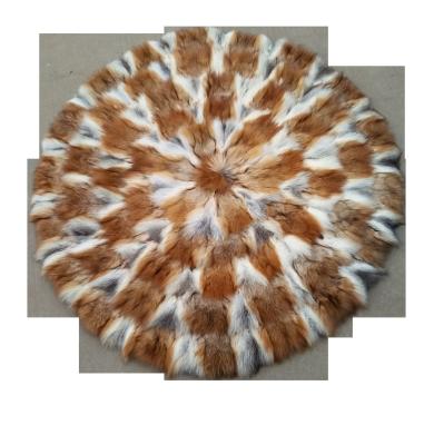 China Imitation Sheepskin Cushion Pads For Seat Round Dyed for sale