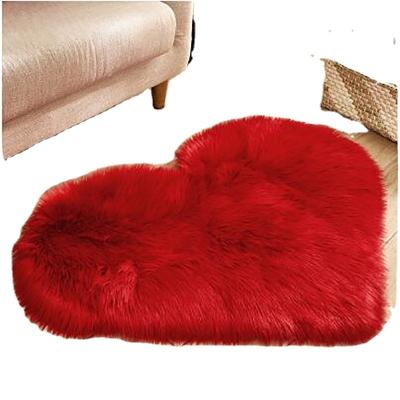 China Soft Plush Sheepskin Floor Mats rug Cushion for Hotel for sale
