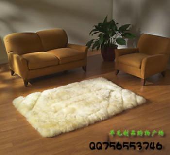 China Bench Sheepskin Throw Blanket Rug For Sofa Housewarming for sale