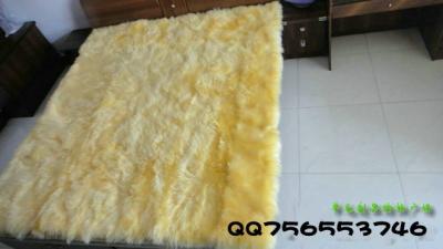 China Ultra Soft Bench Sheepskin Throw Blanket Machine Washable for sale