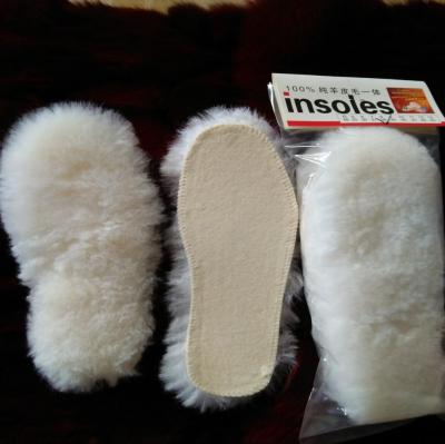 China Breathable Footwear Inner Sheepskin Sole Inserts 1/4 Inch for sale
