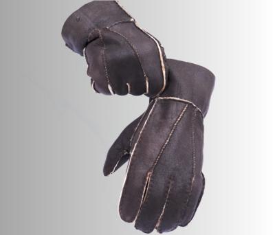 China Ladies Fleece Sheepskin Gloves Mittens Hand Wash OEM for sale