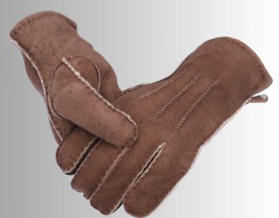 China ODM Sheepskin Mittens Womens Sheepskin Lined Leather Gloves for sale