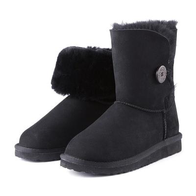 China Winter Women'S Shearling Winter Boots Sheepskin Lined Snow Boots for sale