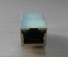 China Low Profile Cat3 RJ45 Modular Jack 8P8C Sinking Board HF Housing 90°Angle Right for sale