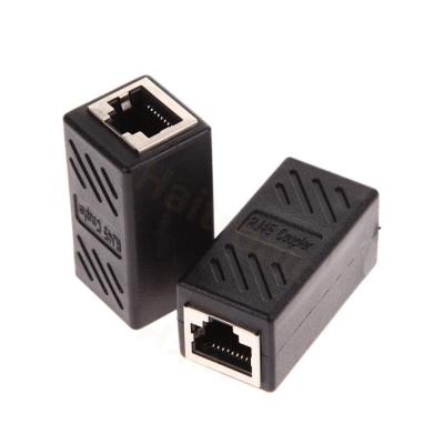 China Female To Female RJ45 Coupler Connector With Thermoplastic Housing for sale