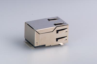 China J3011G21DNL Low Profile Single Port SMD RJ45 With Giga Transformer With Led for sale