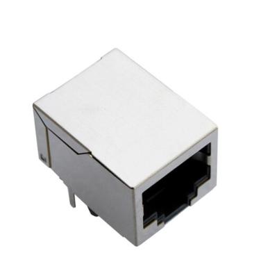 China Integrated Magnetic RJ45 Jack , RJ45 PCB Connector Modules With Shield for sale