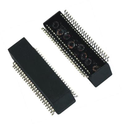 China Módulos do Magnetics 50Pin do Lan 10/100Base-T do transformador do Ethernet do ponto de entrada à venda