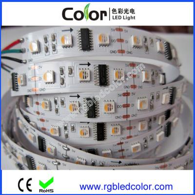 China Tira direccionable controlada individual de DC5V los 60led/m UCS2912 RGBW LED en venta