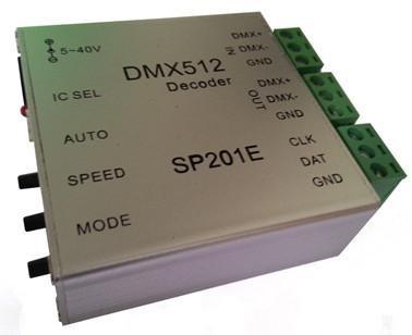 China dmx signal signal to spi SP201E DMX Decoder for sale