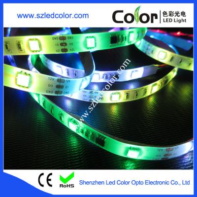 China 12mm 5050 smd rgb led pixel ws2811 strip for sale