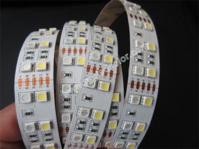 China 120led/m double row 5050 rgb+w cct dimmable strip for sale