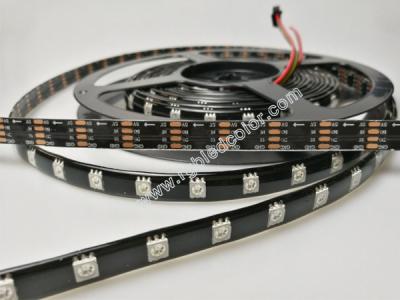 China WS2812B WS2813B digital led strip with the capacitance and resistance packaged inside 5050 led for sale
