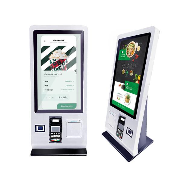 23.6 Inch Touch Screen Self Service Payment Kiosk With RK3399 2G RAM 16G ROM