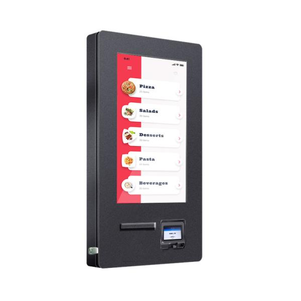 Outdoor Waterproof Self Service Payment Kiosk Wall Mounted