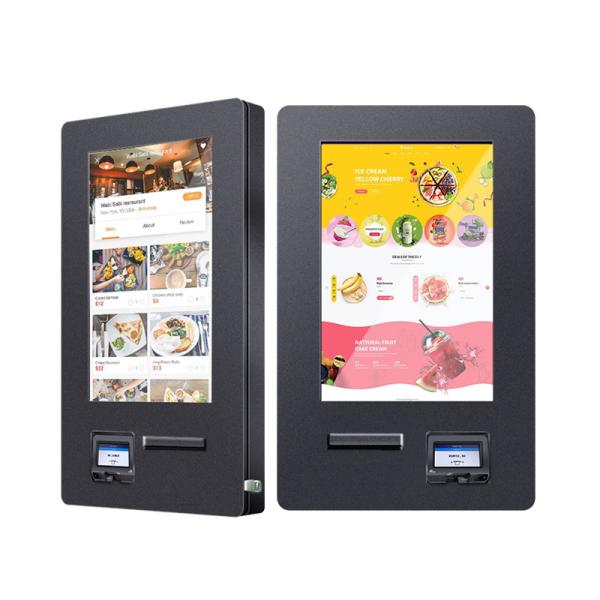 Outdoor Waterproof Self Service Payment Kiosk Wall Mounted