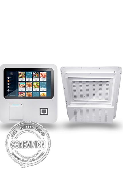 15.6 Inch WiFi Wall Mount Self Service Payment Touch Screen Kiosk Supporting Customization