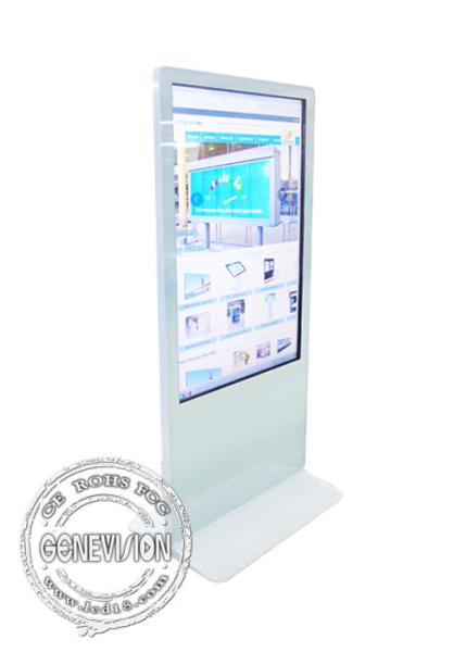 55 Inch Lcd Touch Screen Kiosk Advertising Signage Digital Billboard Display 500cd / M2