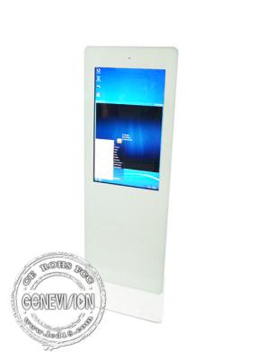 China Ultra HD Lcd Standing Self Help Touch Screen Kiosk All In One With Web Camera for sale