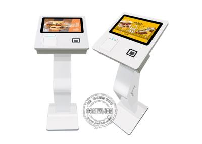 China 15.6'' Touch Screen Terminal Self Service Kiosk With Printer 2D Scanner for sale