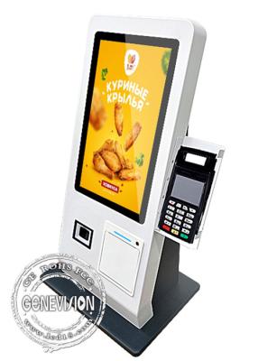 China 21,5 Zoll Countertop-Empfangs-Drucker-Touch Screen Self-Service-Kiosk Positions-Anschluss zu verkaufen