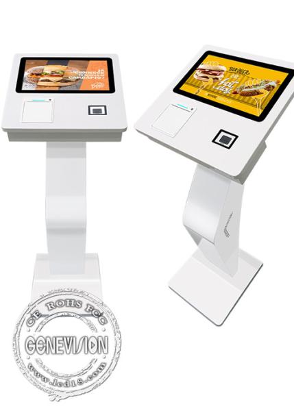 K Stand Android 11 System Payment Machine Kiosk 15.6 Inch