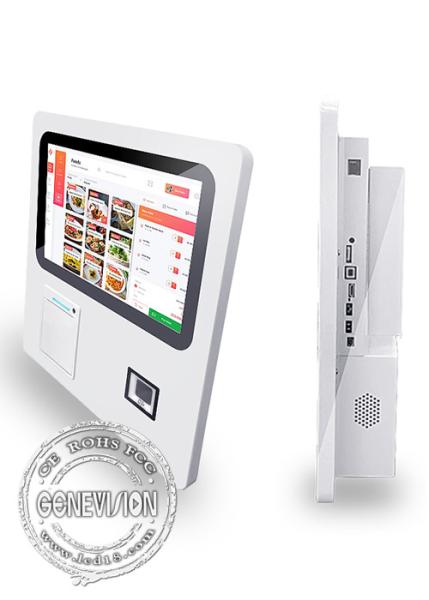 15.6 Inch Self Service Payment Machine Kiosk With QR Code Scanner