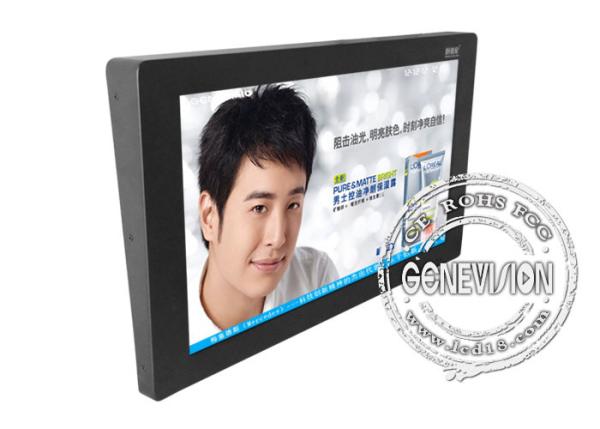 High Brightness 18.5 Inch Car Digital Signage Lcd Toughened Glass Panel