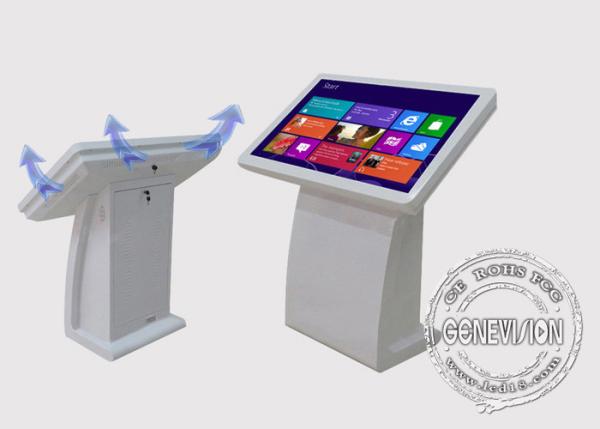 Computer Kiosk Digital Signage player , floor standing touch kiosk advertising