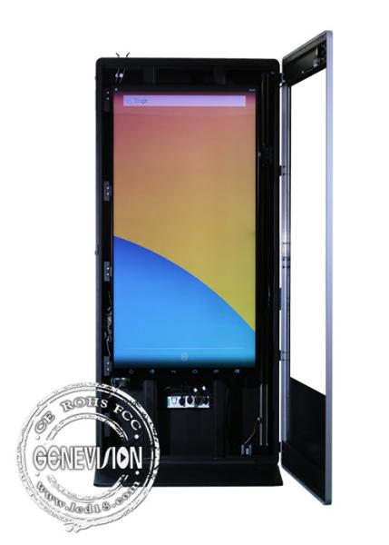 Standing Android 65 Inch Tft Lcd Monitor Digital Signage Video In Malls , Metal Case