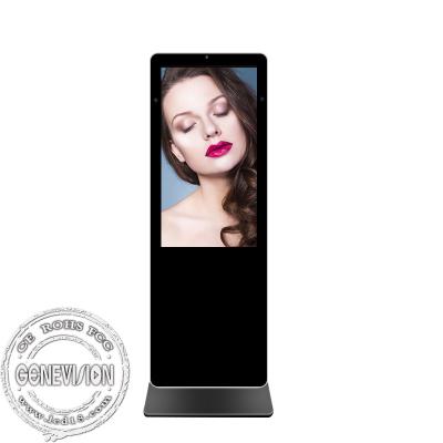 China 43 Inch Touch Screen Kiosk With Camera And Speaker Floor Standing Display for sale