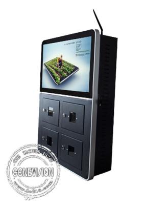 China 21.5 inch advertising digital signage player display / cell phone charging kiosk android OS for sale