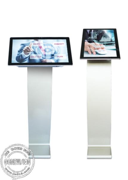 21.5 Inch floor standing network multi touch Kiosk Digital Signage All in one PC windows operating system