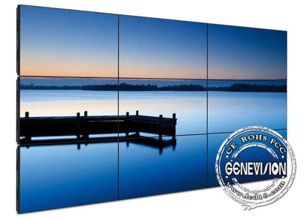 Multiple Narrow Bezel Digital Signage Video Wall , 55 inch wall mounted signage