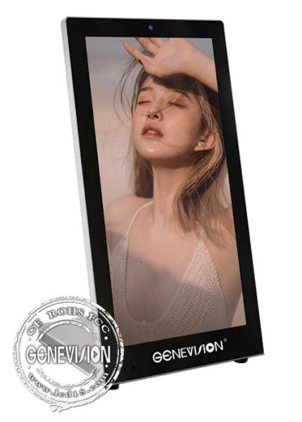 Super Slim Stylish 15.6 Inch Desktop Display Advertising For Restaurant