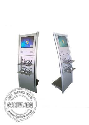 China 19 Touche screen van de Duim1280*1024 het Infrarode Kiosk met Mobiele Telefoon Snelle het Laden Kabels Te koop