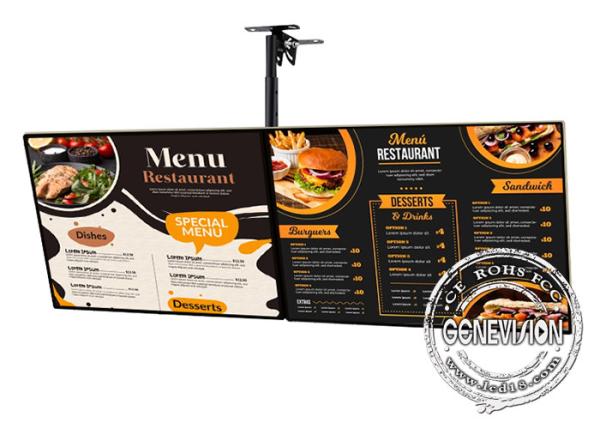 32 55 Inch LCD Digital Menu Boards Ceiling Mount Or Hanging For Display