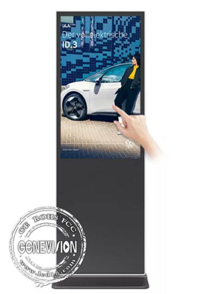 55 65 Inch AR Glass Touch Screen Kiosk , HDMI Input Android 4K Digital Signage Kiosk