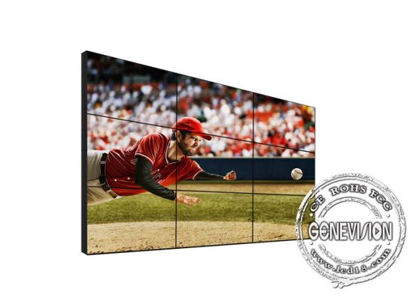 Daisy Chain 55inch DID Video Wall 700nits Digital Signage Display 1.8mm Bezel LCD Screen Wall