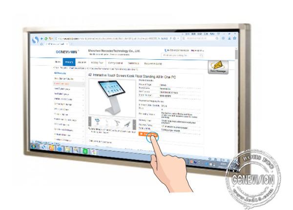 VGA DVI Infrared Touch Wifi Touch Screen Whiteboard