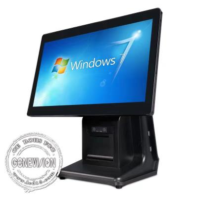 China Payment Retail Shop POS Touch Monitor QR Code And Printer For Self Service for sale