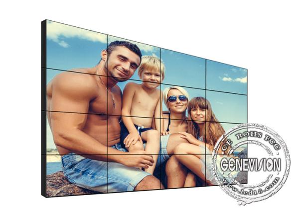 65 Inch 1.6mm Narrow Bezel Lcd Advertising Screen Mount Stand Hd Panel Display Player