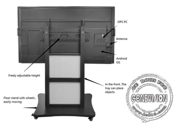 65 Inch Touch Screen Electronic White Board Active Smart Interactive For Teaching Conference