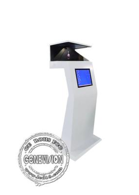 China HD Virtual Projection 270 Degree Pyramid 3D Holographic Display Digital Signage Floor Standing for sale
