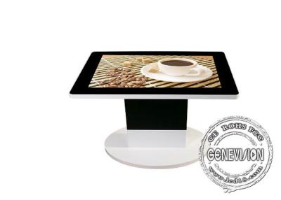 中国 喫茶店のスマートな人間の特徴をもつタッチ画面のテーブル商業LCD Dinningのテーブルのための20ポイント接触IPS 43inchの接触テーブル 販売のため