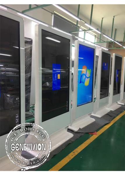 65inch Touch Computer Kiosk Wifi Digital Signage Floor Standing Touch Monitor with  in, Media Player Box Inbuilt