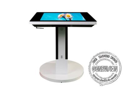 China 43 Inch Metal Case Tempered Glass PCAP Touch Table With 10 Touch Point For Coffee Shop for sale