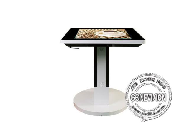 43 Inch Metal Case Tempered Glass PCAP Touch Table With 10 Touch Point For Coffee Shop