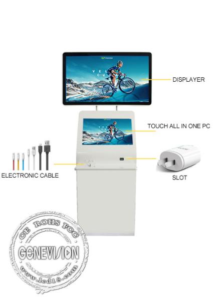 Wifi Touch Screen Digital Signage , 1920*1080 Advertising Digital Display Double Screens